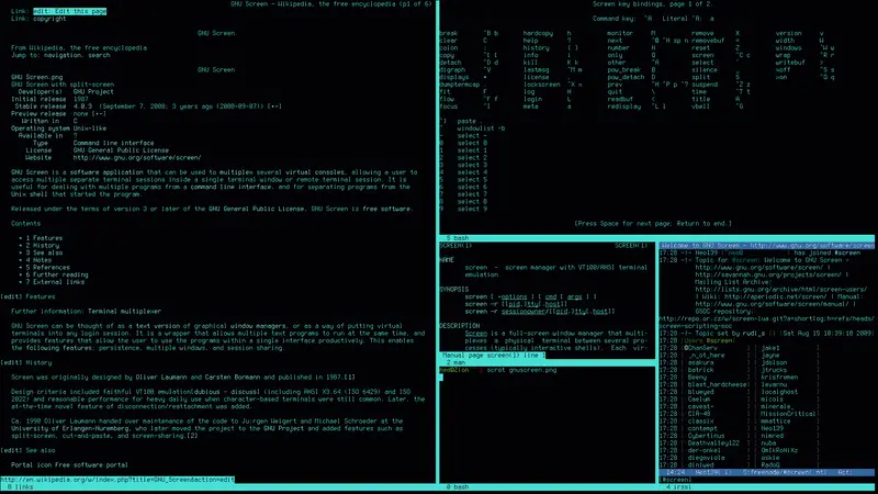 How To Use Linux Screen To Get Multiple Terminals   GNU Screen 