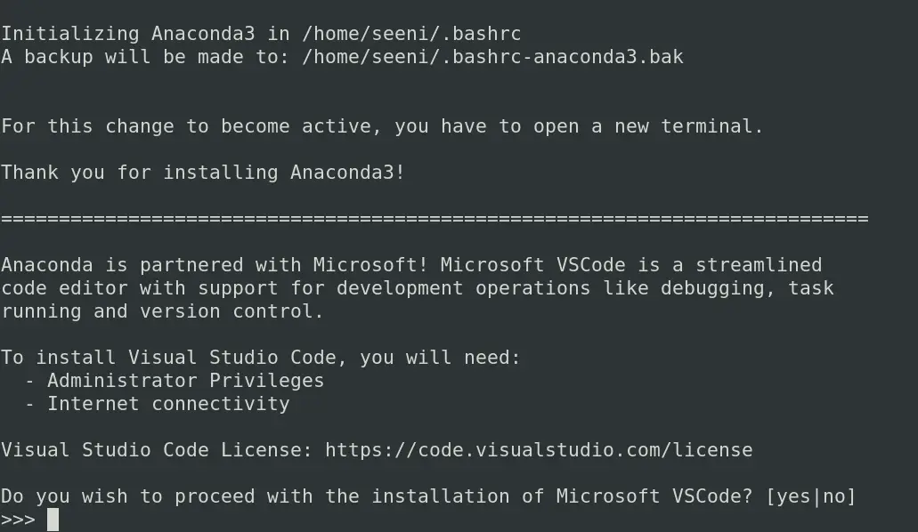 You can install VS Code with Anaconda