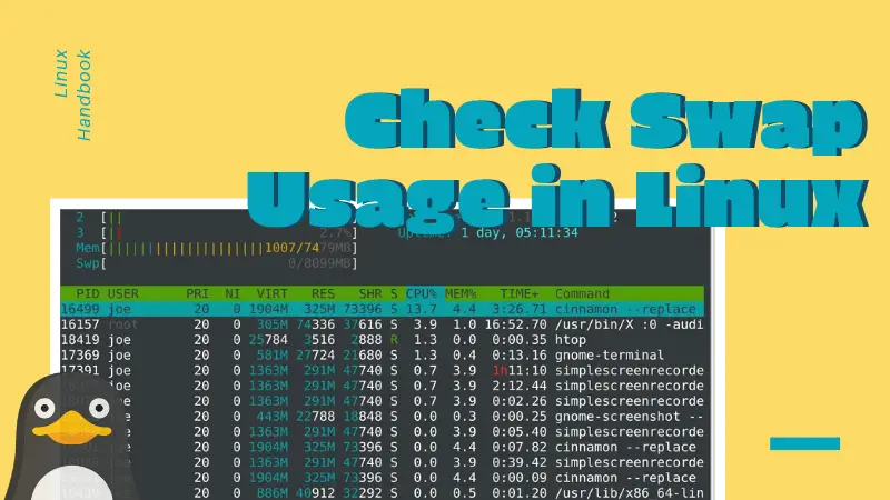 how-to-check-swap-space-in-linux