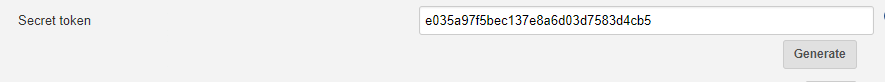 Secret Token for GitLab in Jenkins