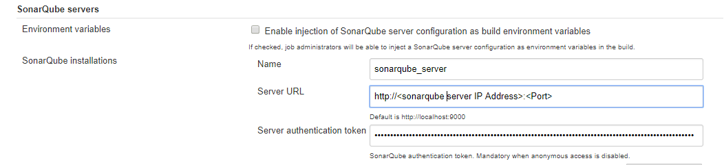 Adding SonarQube to Jenkins for CI setup