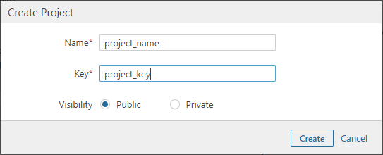 Creating a project in SonarQube