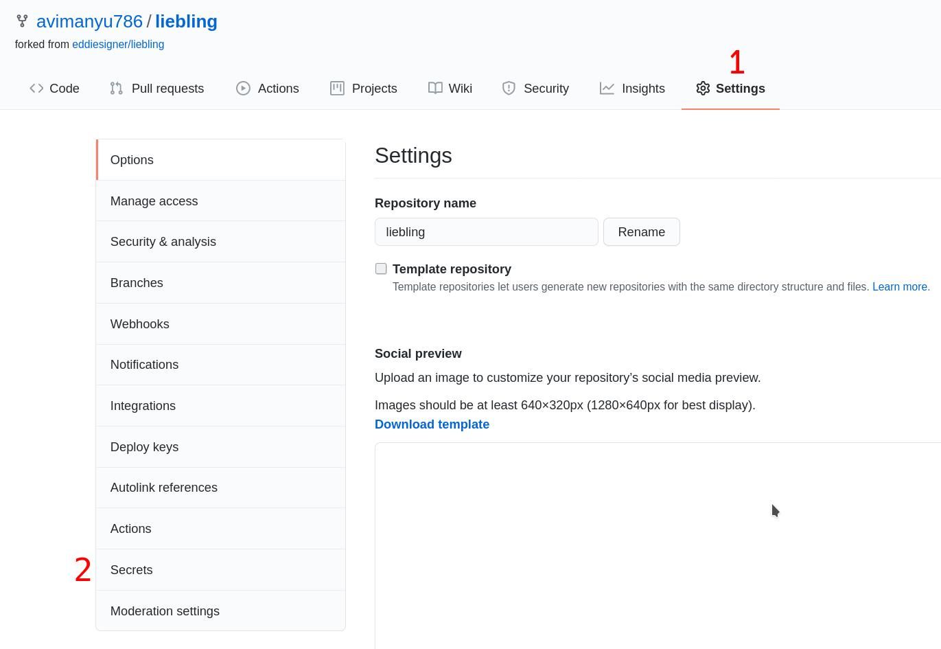 GitHub Settings