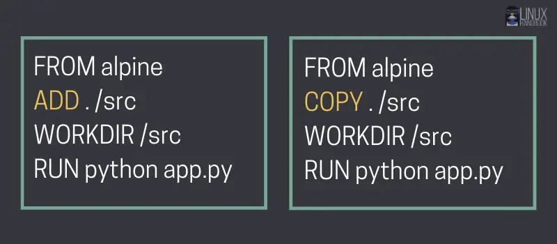 dockerfile add vs copy instructions