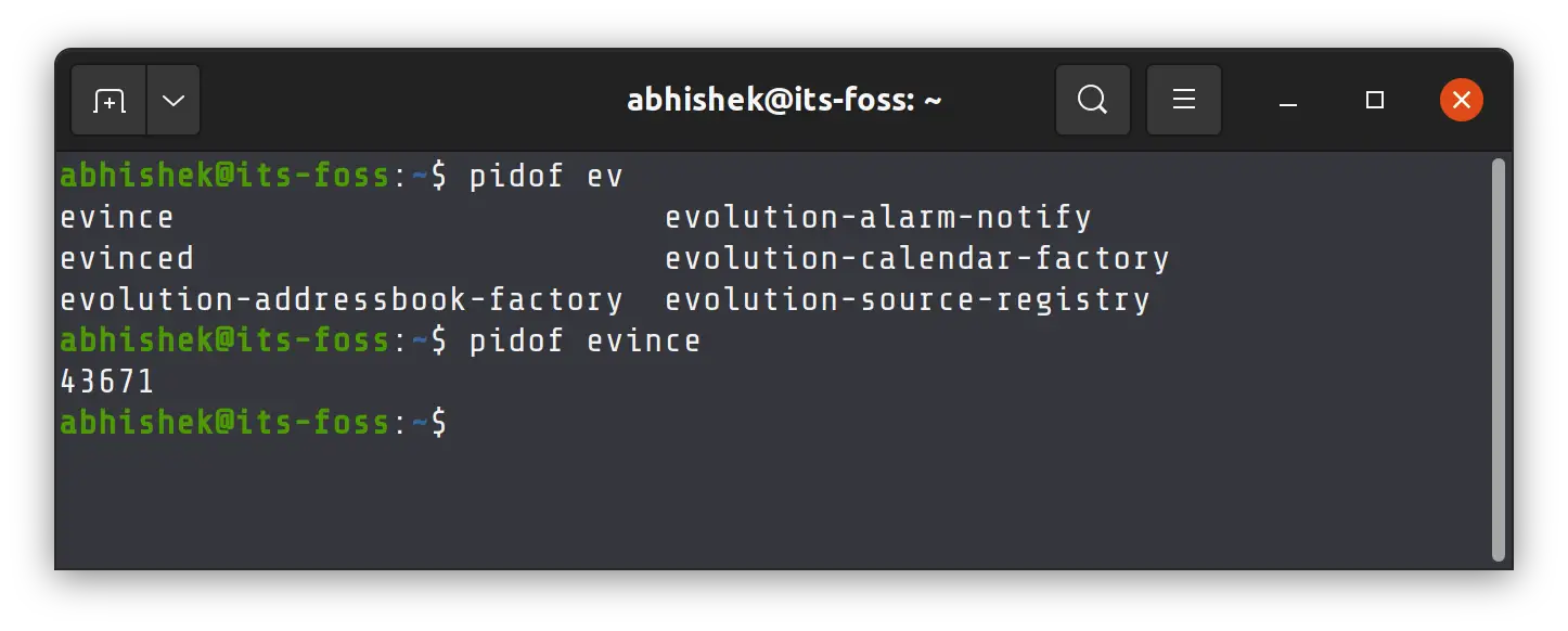 Linux Command To Get Pid Of Process