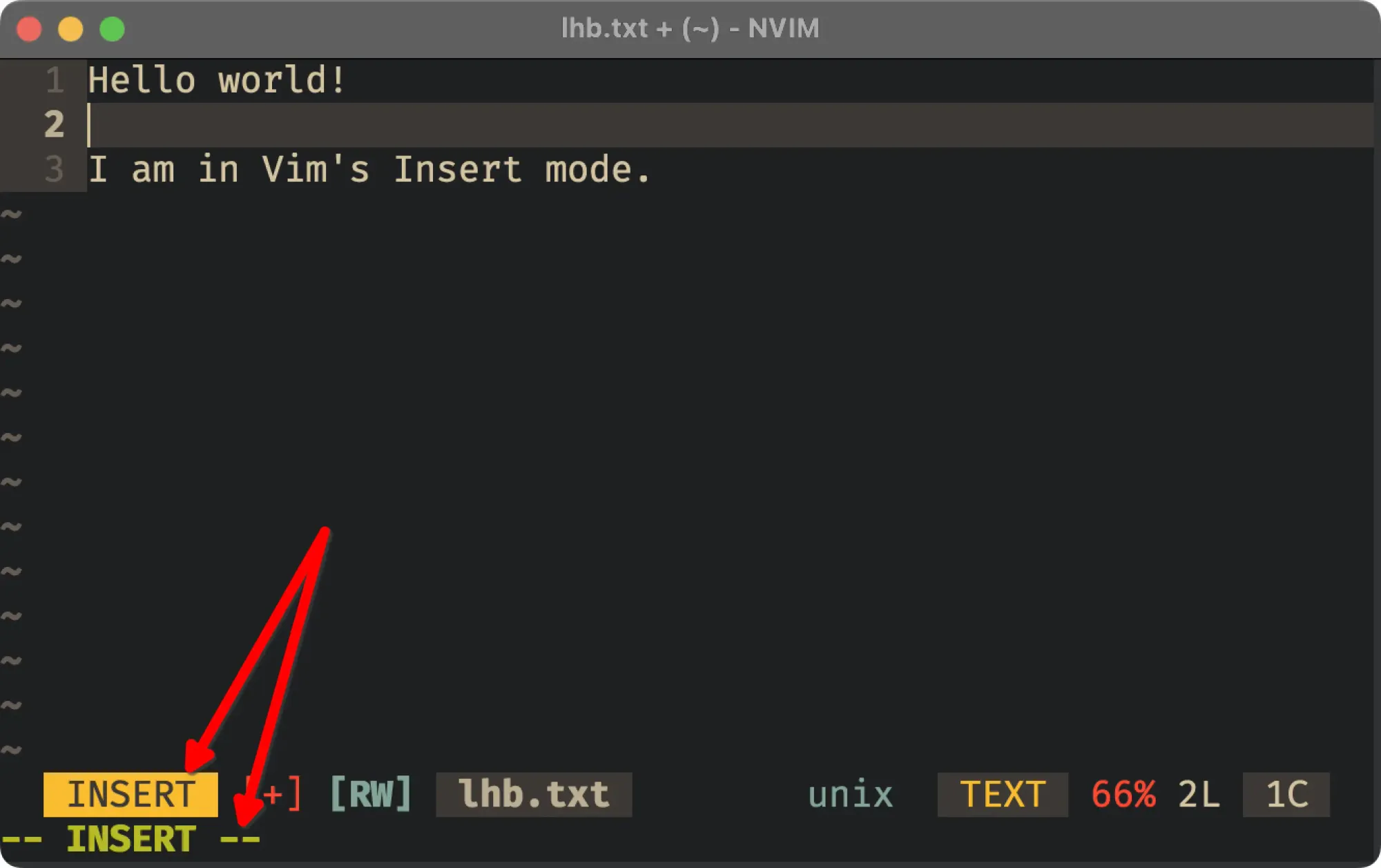 Vim Enter Command Mode