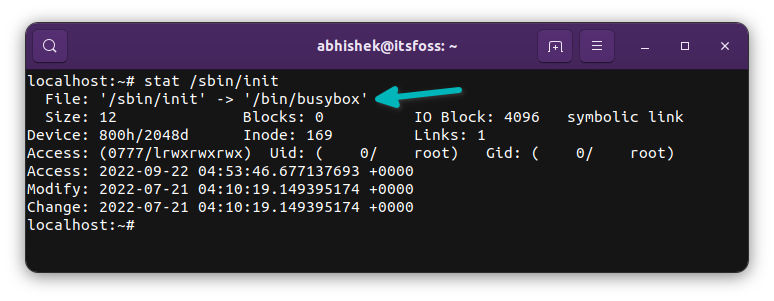 BusyBox init system in Linux