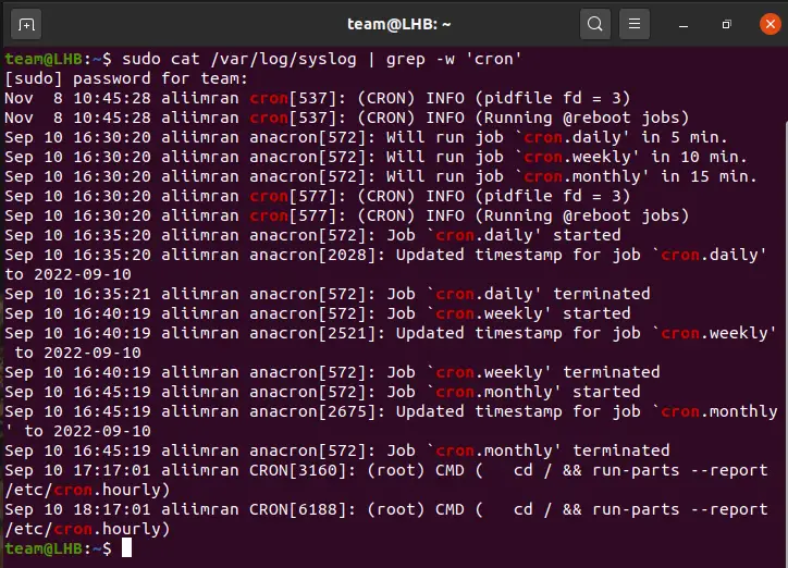 Log syslog. Crontab пользователя. Cron Linux. Формат crontab. Logs Cron Linux пример.