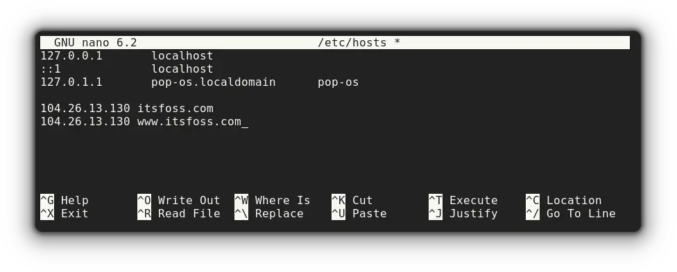 how to save etc hosts file in mac