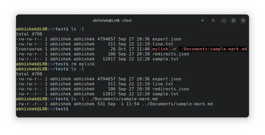 Delete Symbolic Links In Linux 2 Methods 