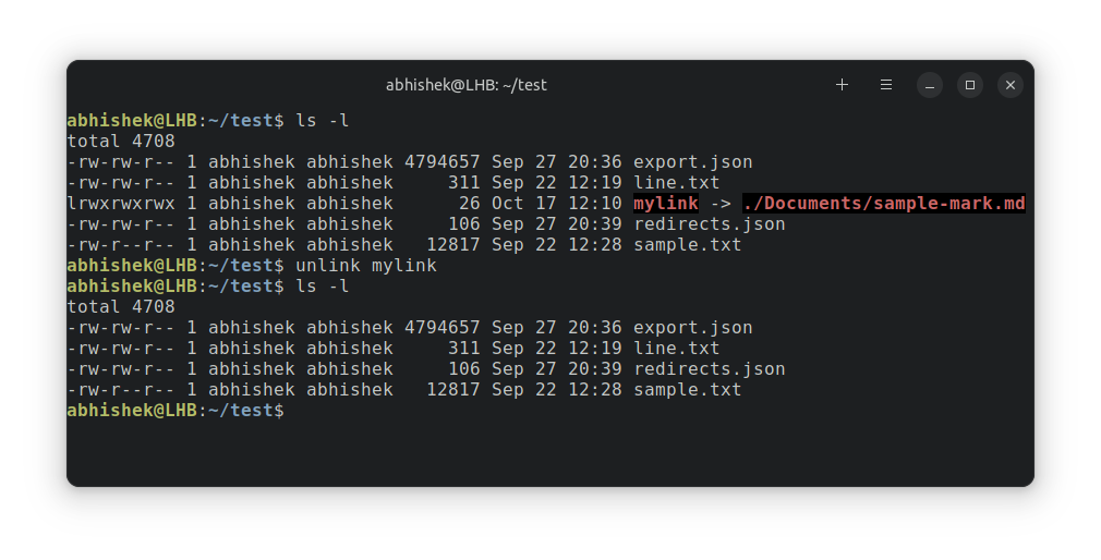 How to Delete Soft Links in Linux