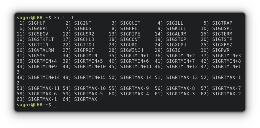How to Use SIGINT and Other Termination Signals in Linux