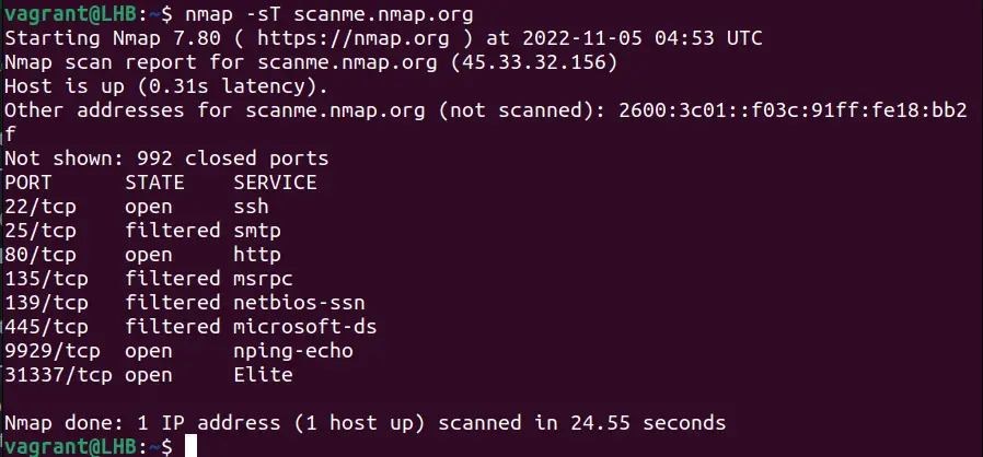 Scanning All Or Specified Ports With Nmap