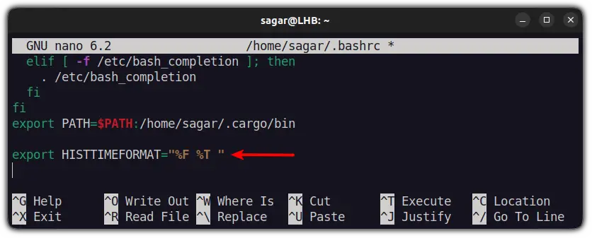 Linux List Timestamp Command