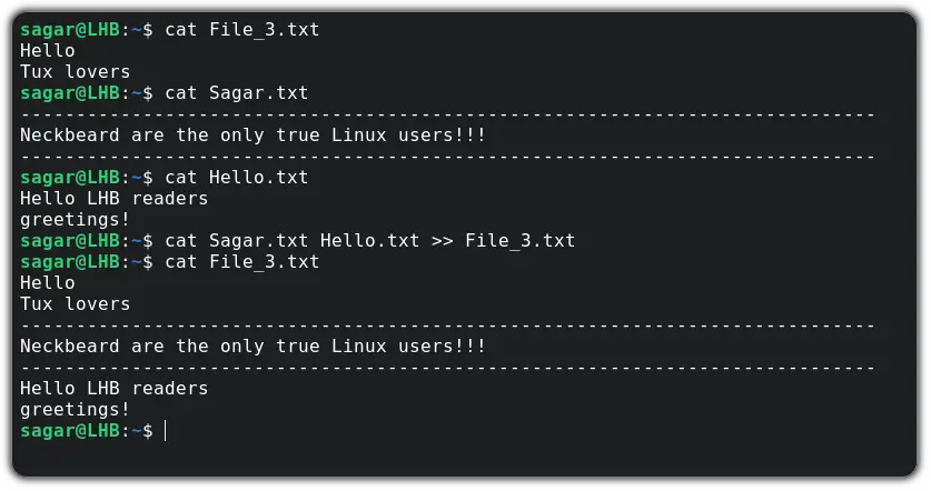 How To Merge Files In Linux Command Line