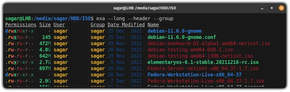 enable headers and user group column on exa