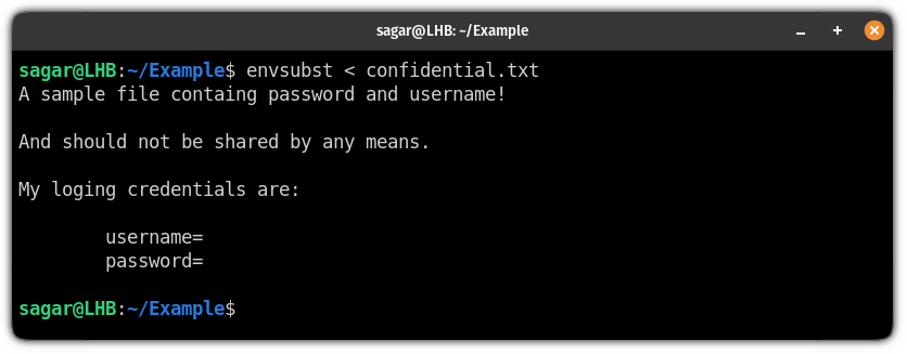 unset variables in linux