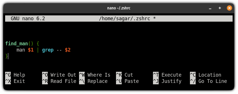 create Function aliases on ZSH