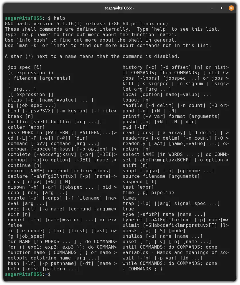 shell-built-in-commands-list