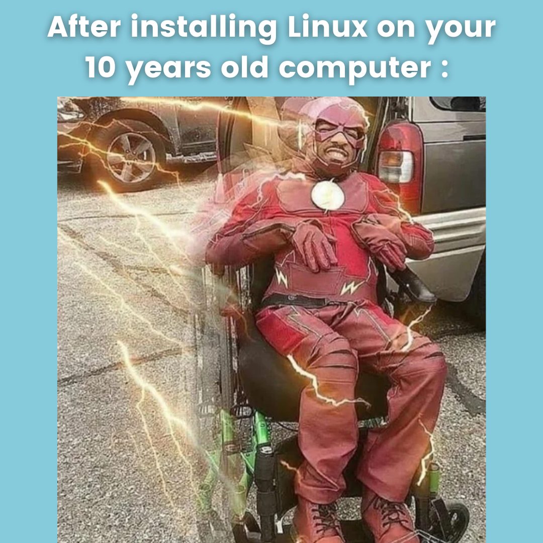 Linux sysadmin meme