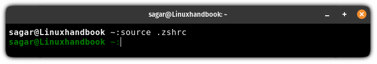 Apply colors to the zsh prompt