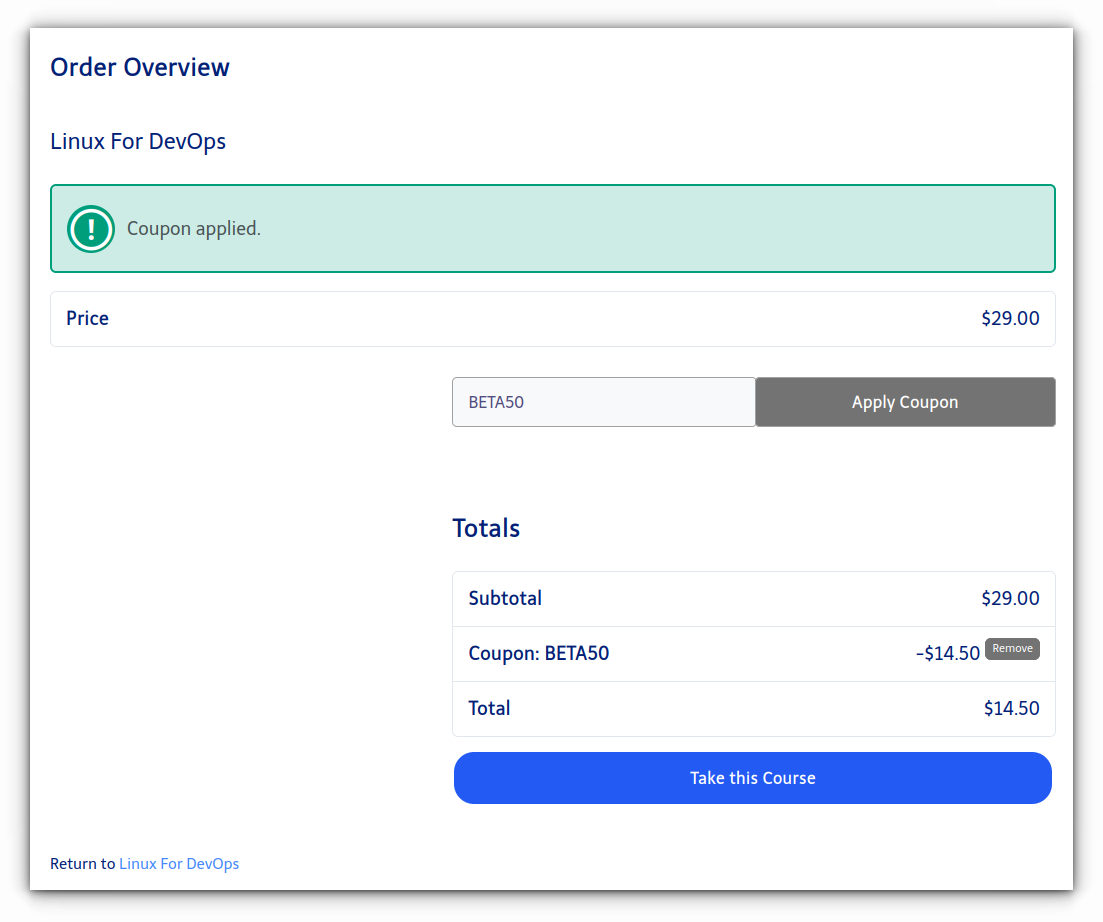 LHB Course Portal beta