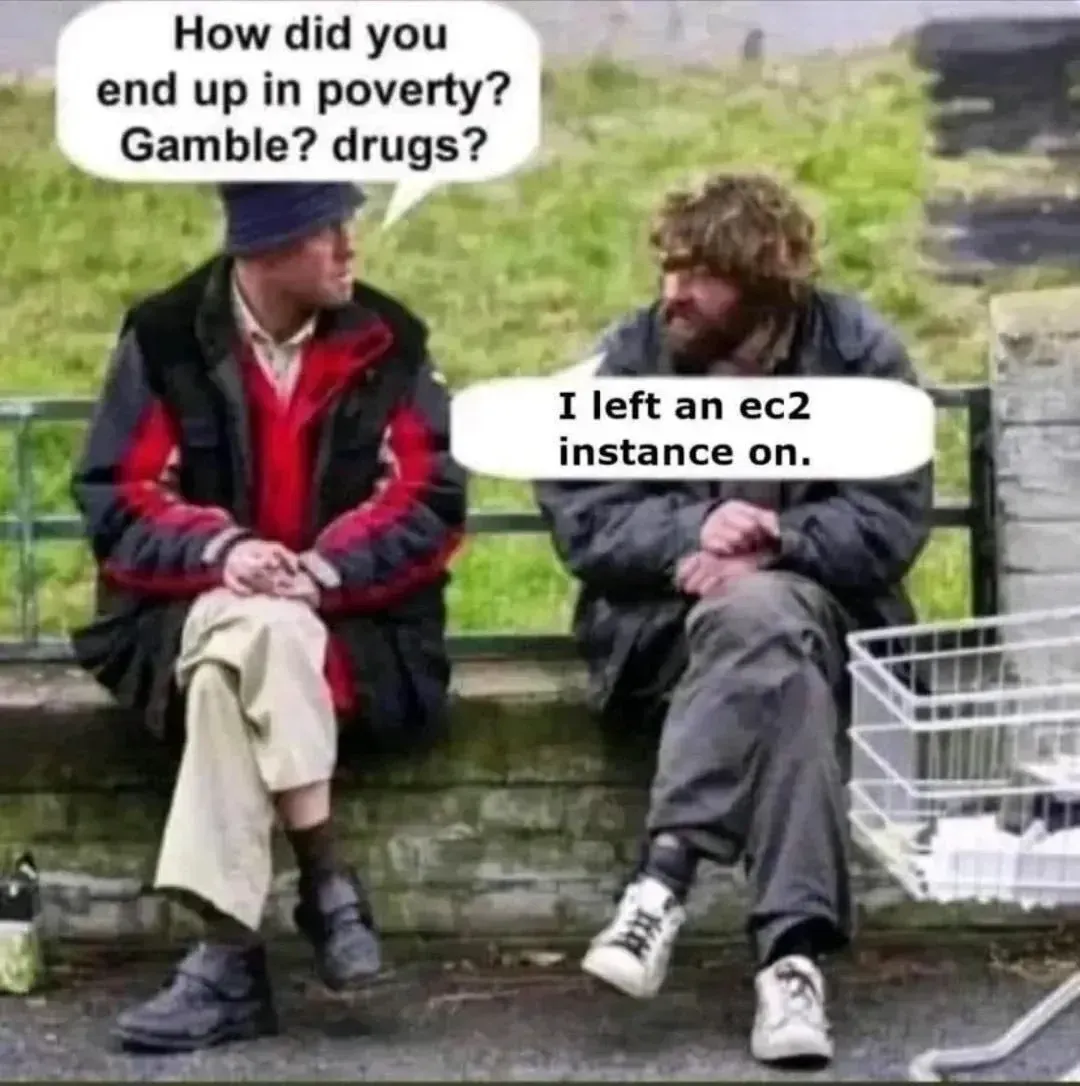 AWS bill meme