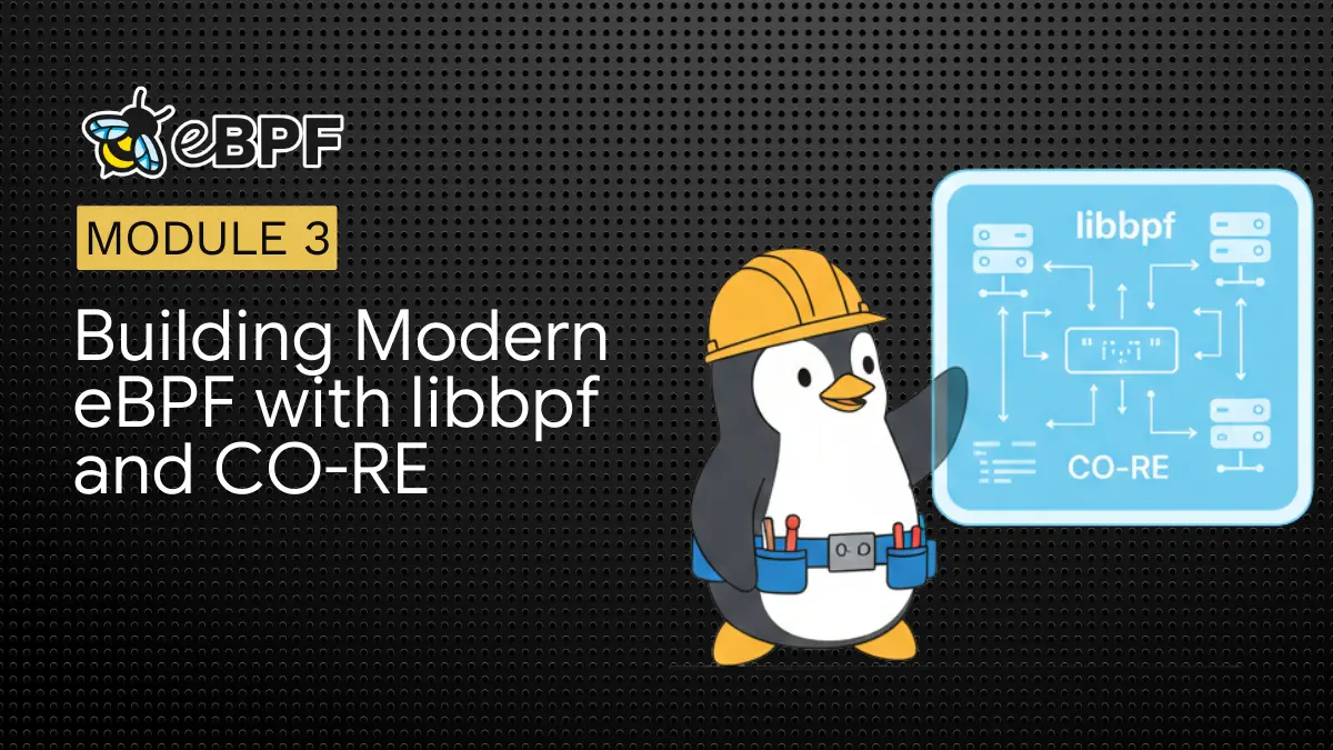 Module 3: Building Modern eBPF With libbpf and CO RE