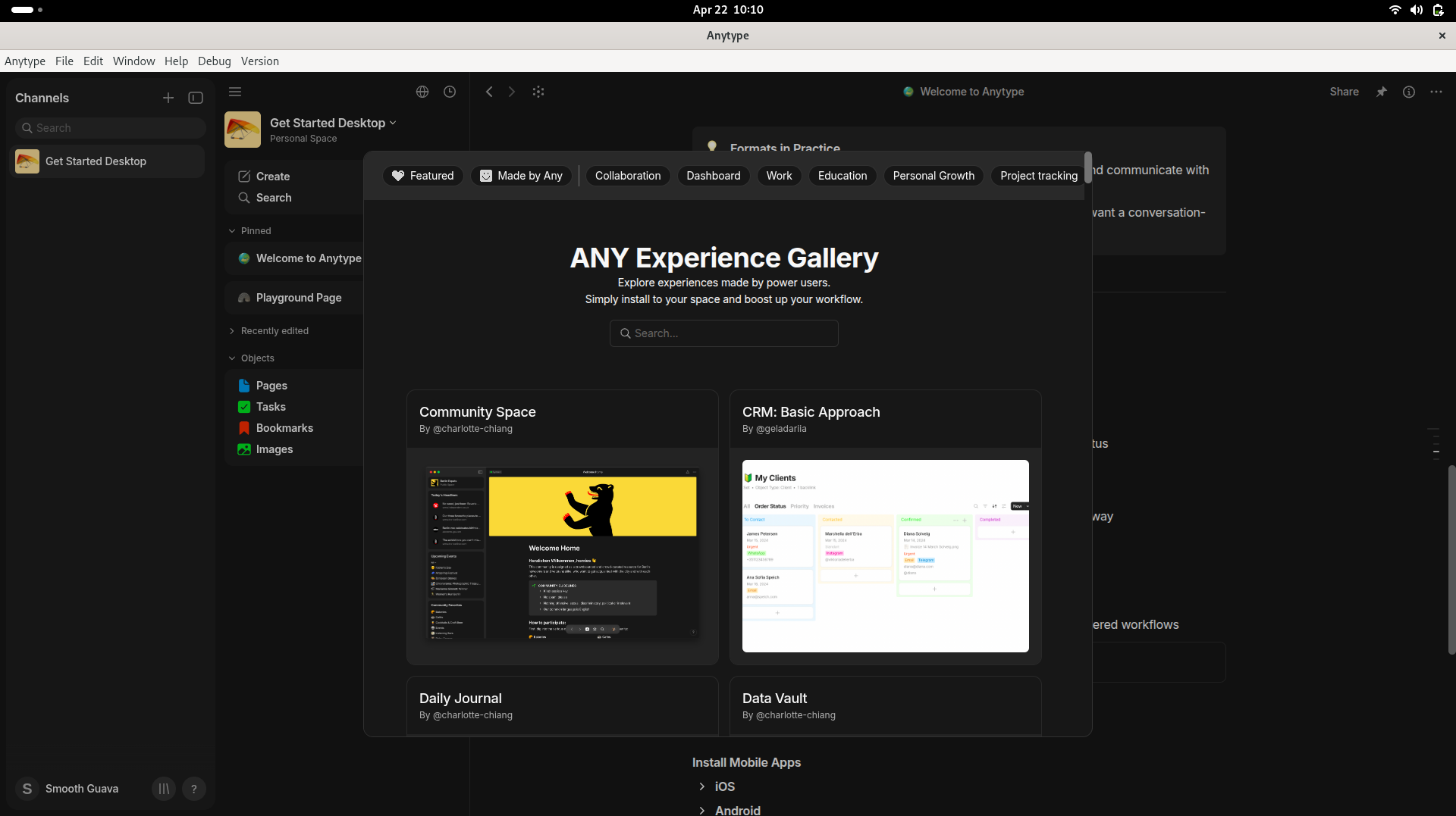 Any Experience Gallery.