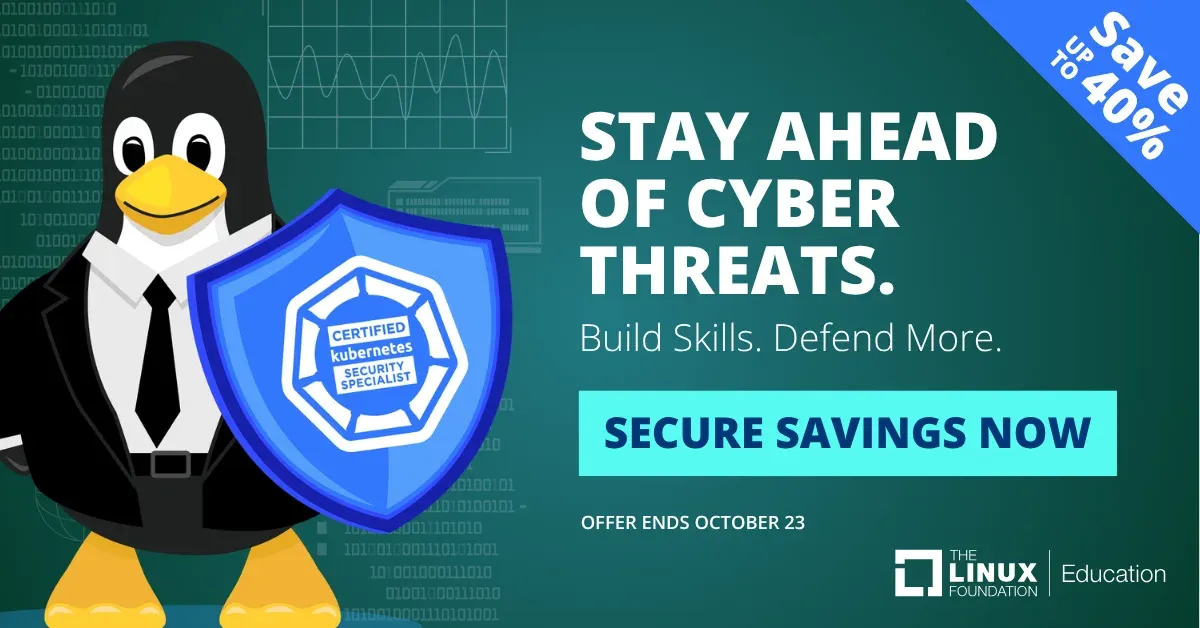 Linux Foundation cybersecurity sale