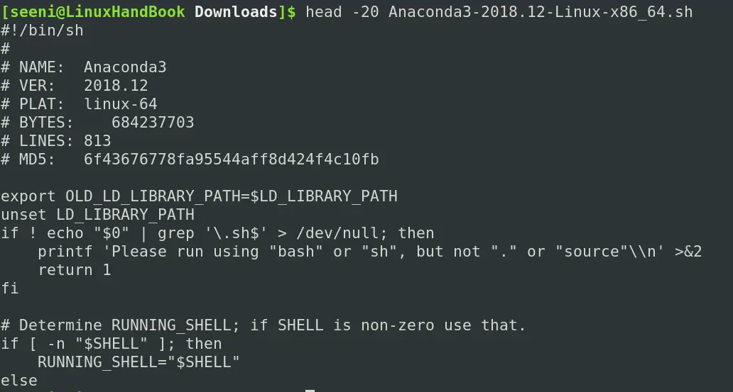 install anaconda 3 linux