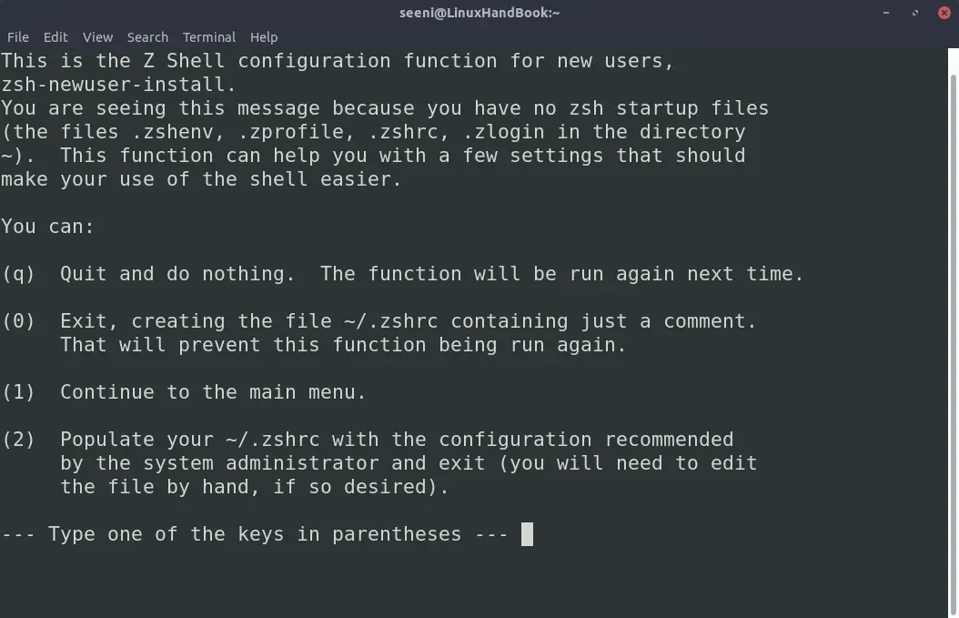 install-zsh-and-make-it-default-shell-in-linux