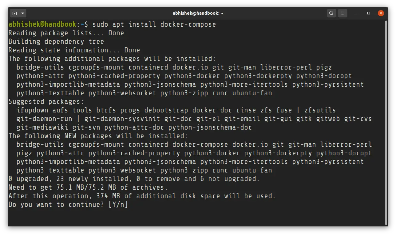 How to Install Docker Compose on Ubuntu [Using AptGet]