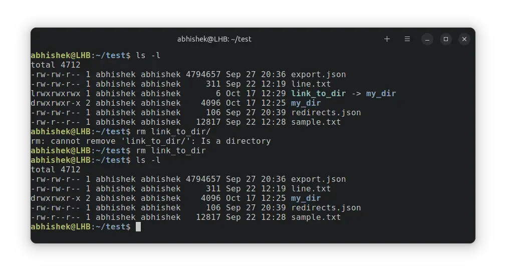 Delete Symbolic Links in Linux [2 Methods]