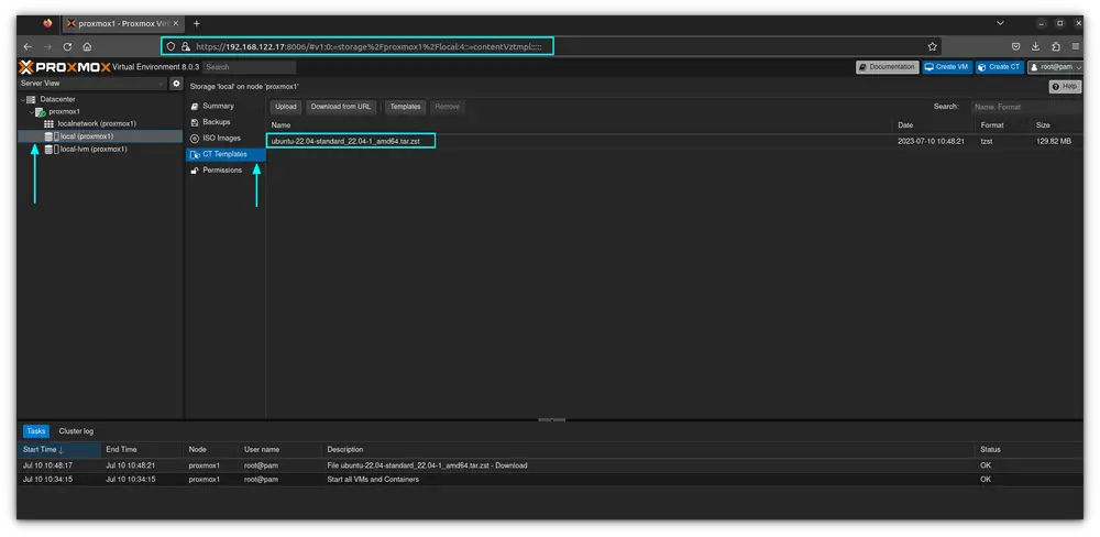 How to Create Containers in Proxmox
