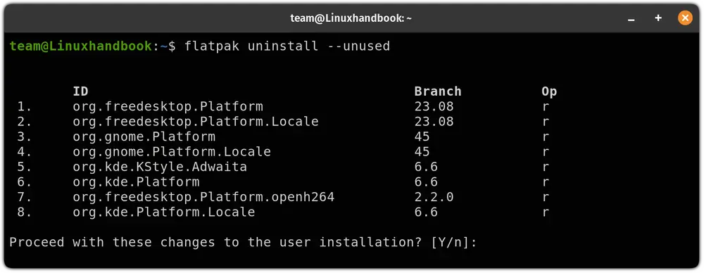 How to Remove Flatpak Packages