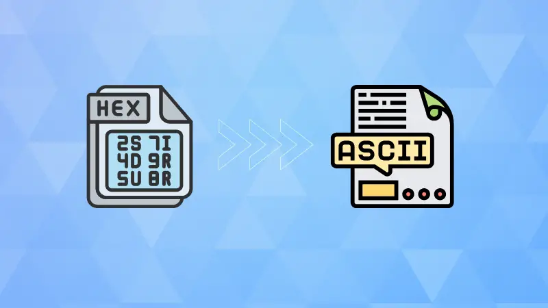 Free Online Hex to ASCII Converter