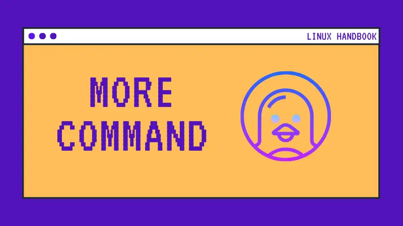 More command in Linux