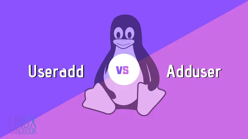 Useradd vs adduser command