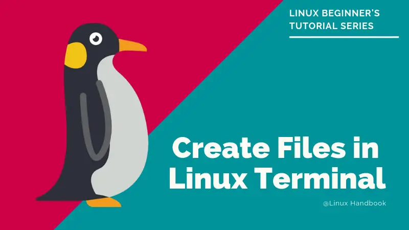 Create text file in Linux terminal