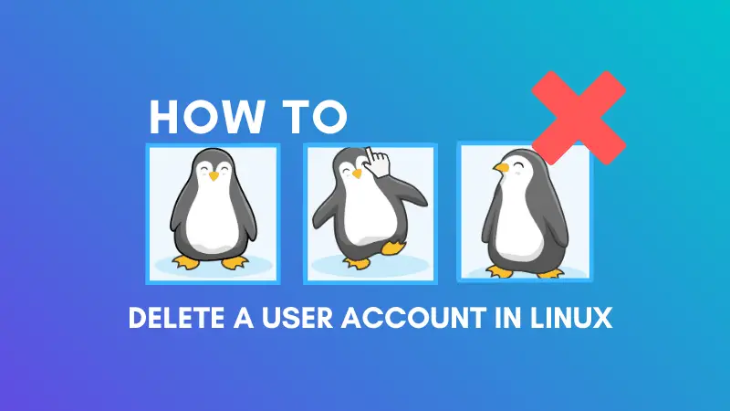 delete users in Linux with userdel command