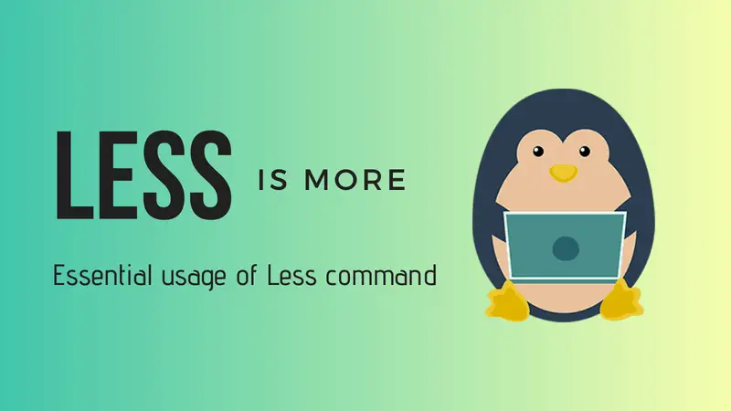less command in Linux