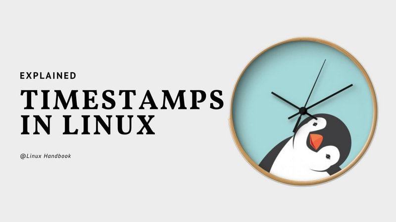 timestamps in Linux