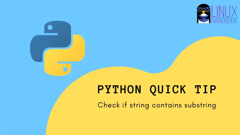 Check is string contains substring in Python