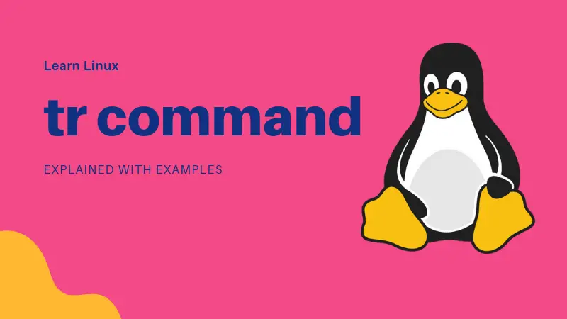 tr command in Linux