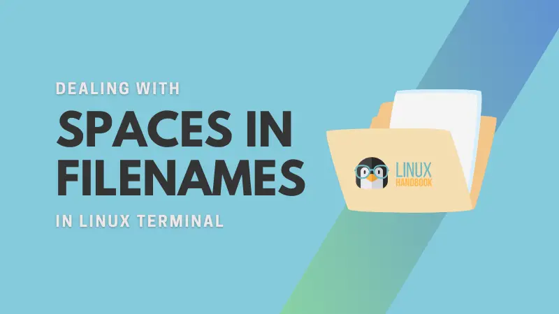 Dealing with spaces in file names in Linux