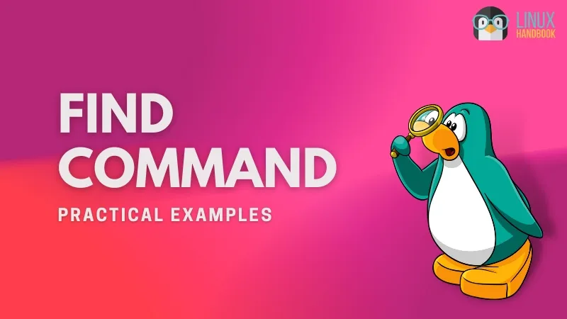 Linux find command examples