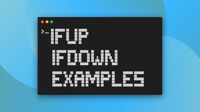 ifup, ifdown Linux commands