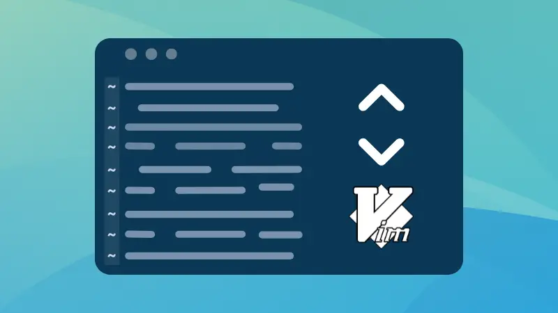 Navigating Up or Down a Page in Vim
