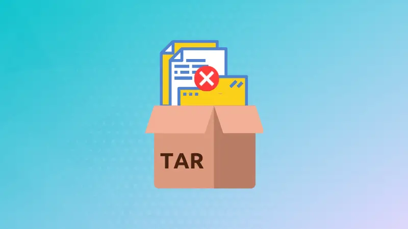 Exclude files from tar